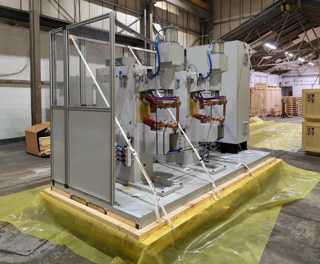 Machinery equipment packed by IM Export Services.